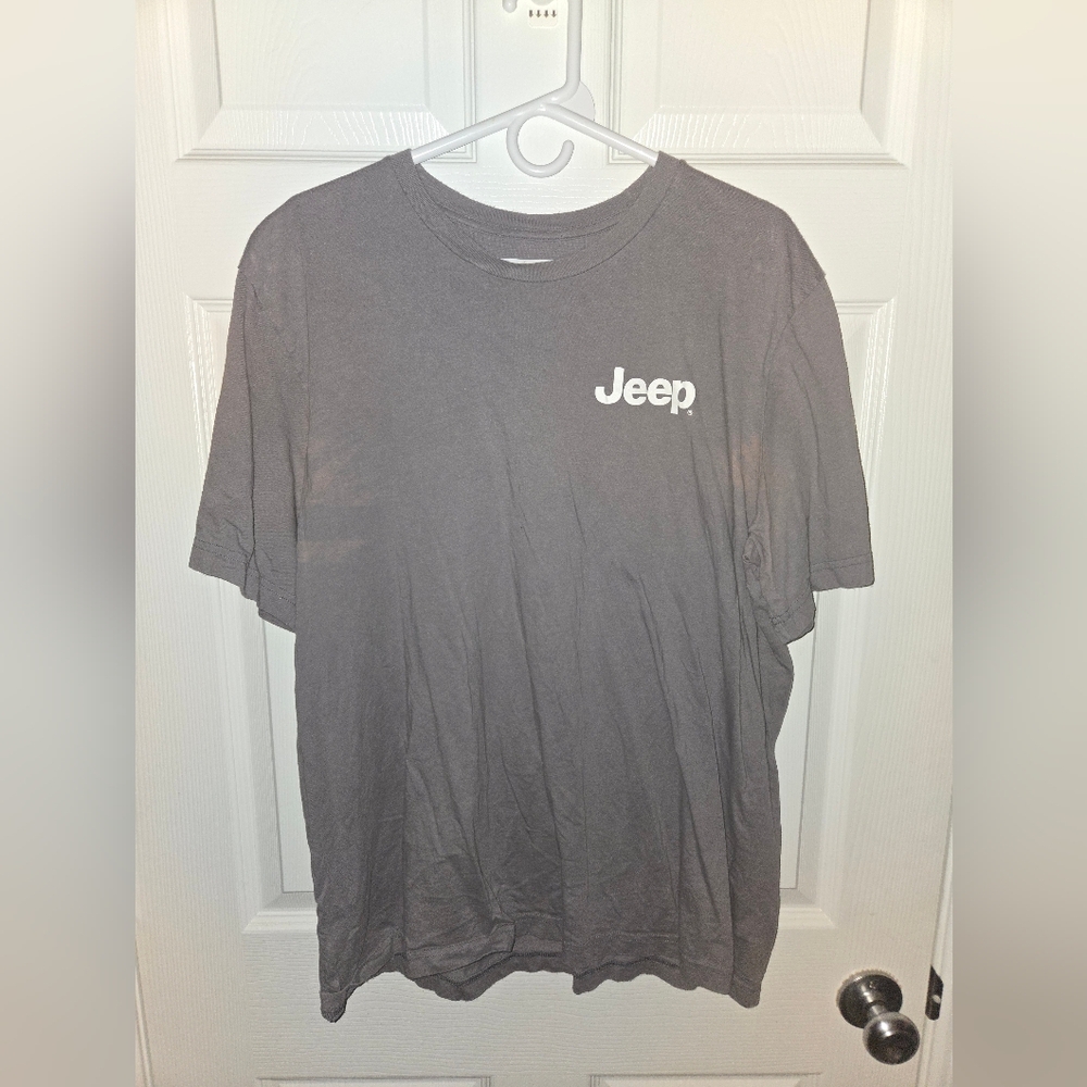 Jeep Wrangler Dog Gray Men's T-Shirt